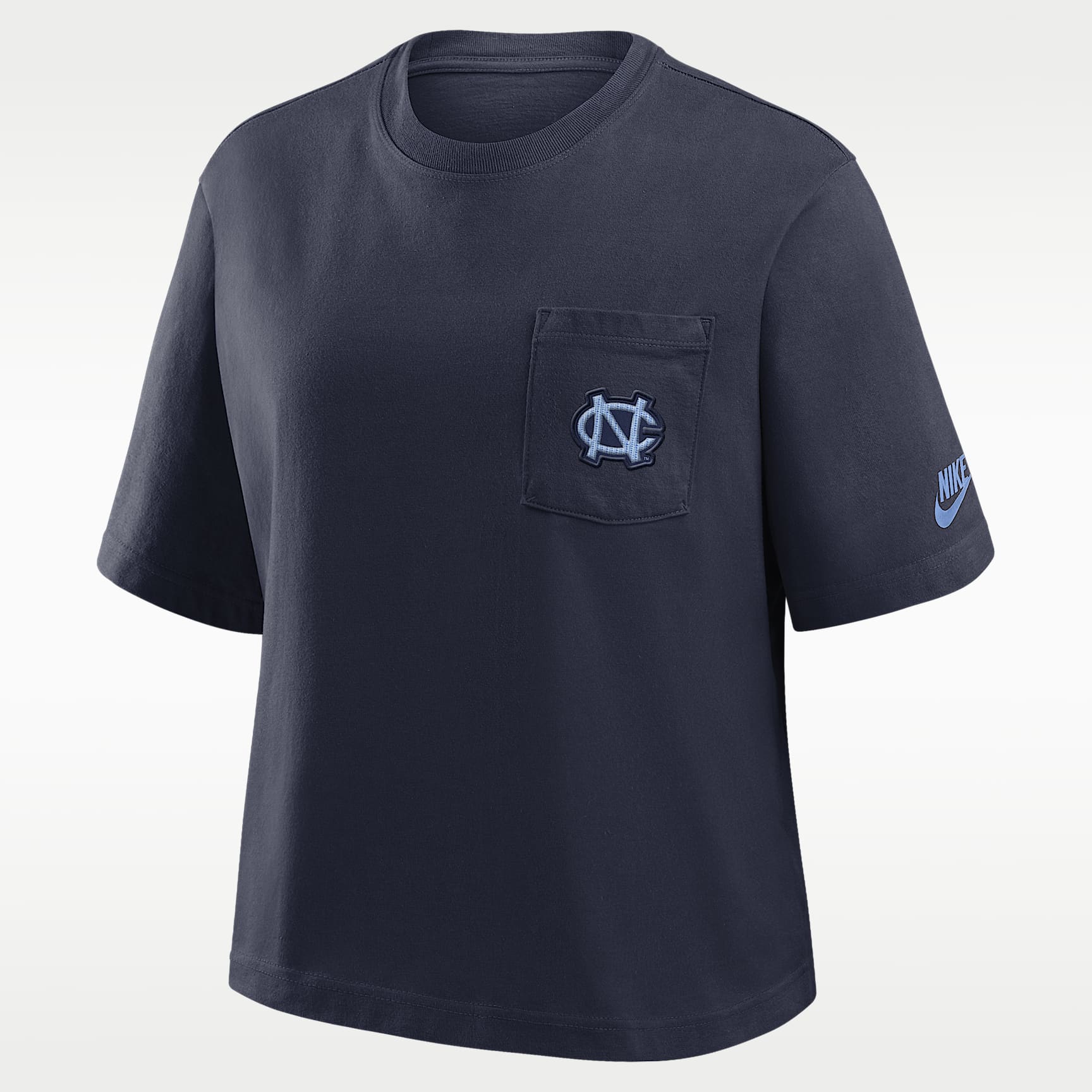 North Carolina Legacy Pocket Boxy Women's Nike College T-Shirt